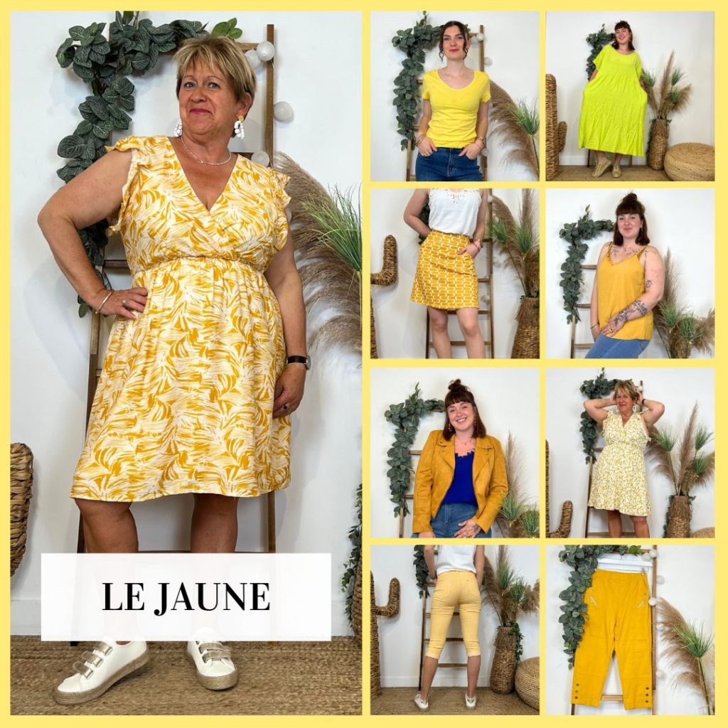 Les couleurs tendances de l'été jaune