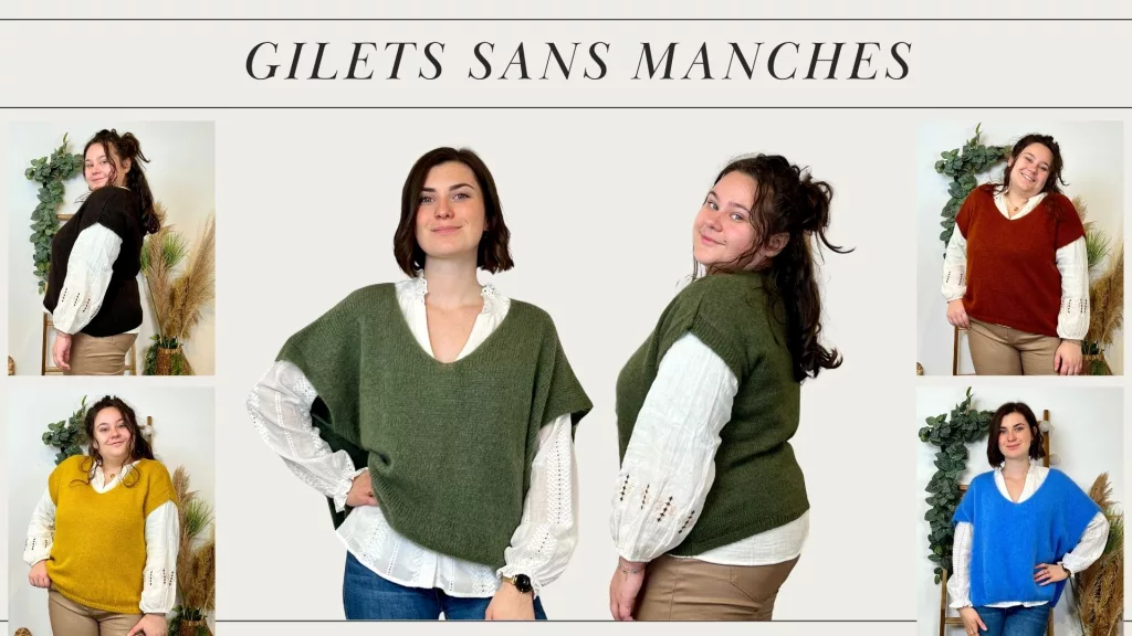 Gilet et pull sans manche