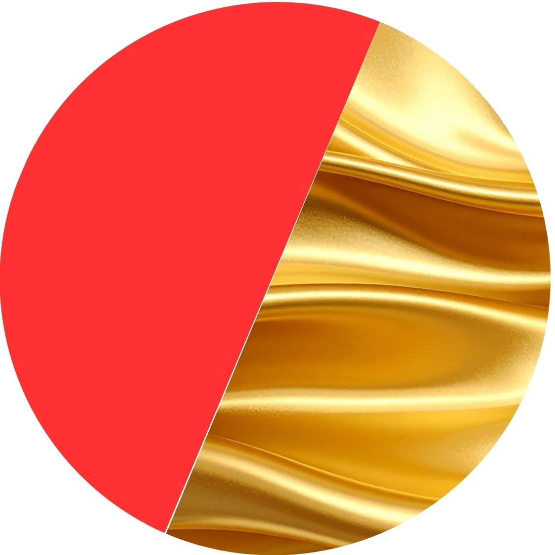 rouge/doré