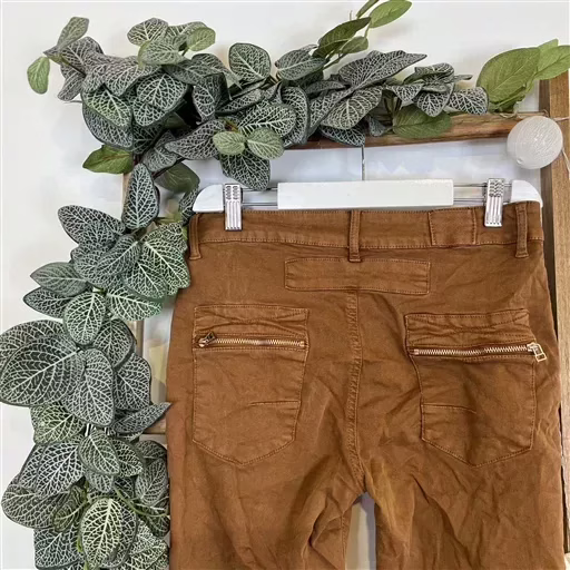 P071- Jean Melly.and.Co Teinté (camel) – Image 9