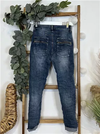 P069- New jean Melly.and.Co (Xs-Xl) (denim foncé) – Image 8