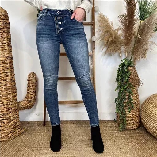 P069- New jean Melly.and.Co (Xs-Xl) (denim foncé)