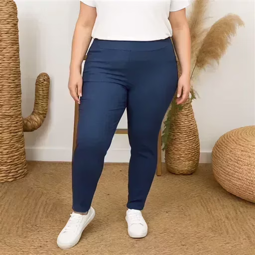 R273- Tregging Christy (T42-T52) (denim foncé) – Image 2