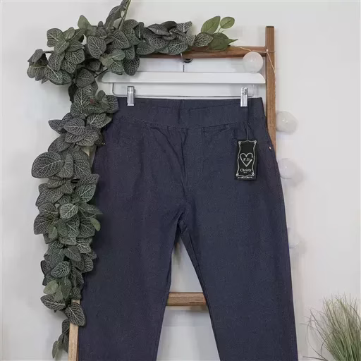 R273- Tregging Christy (T42-T52) (denim foncé) – Image 5