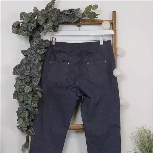 R273- Tregging Christy (T42-T52) (denim foncé) – Image 6