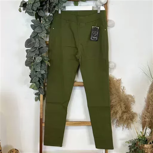 R273- Tregging Christy (T42-T52) (kaki) – Image 6