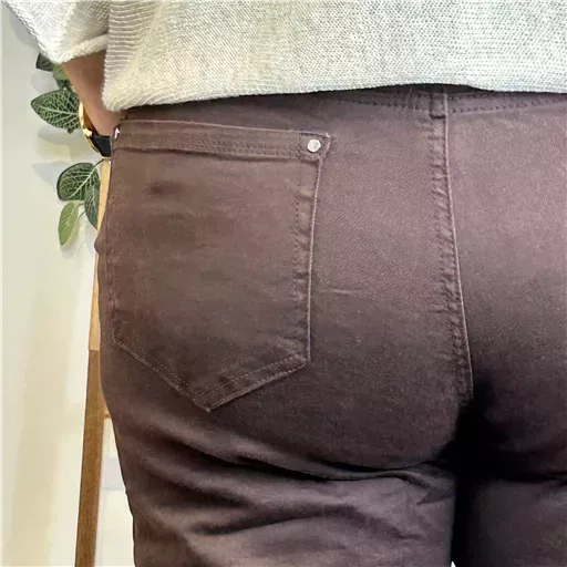 P142- Jean 7/8ème Voggo T42-T50 (marron) – Image 7