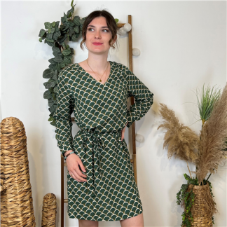 Robe Verte Éventails ByOne