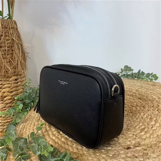 P428- Sac Flora & Co 2 Zips (noir) – Image 7