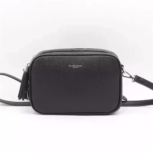 P428- Sac Flora & Co 2 Zips (noir) – Image 2