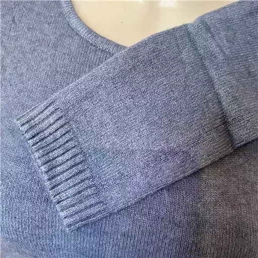 Y251- Pull Laine Cachemire "Tricotonic" (les T36&40) (bleu indigo) – Image 9