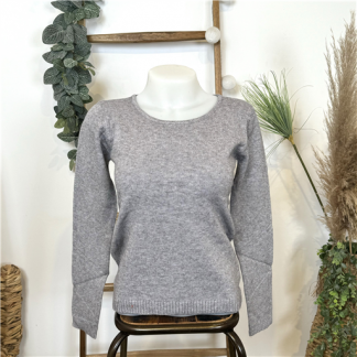 Pull Tricotonic Rond Gris