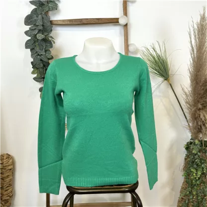 Pull Tricotonic Rond Vert