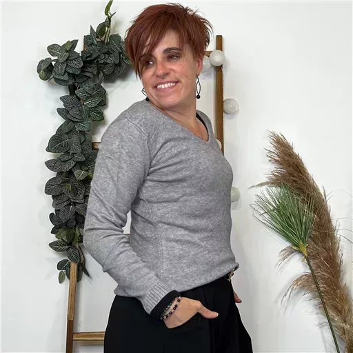 Y248- Pull Laine Cachemire "Tricotonic" (les T36&40) (gris) – Image 3