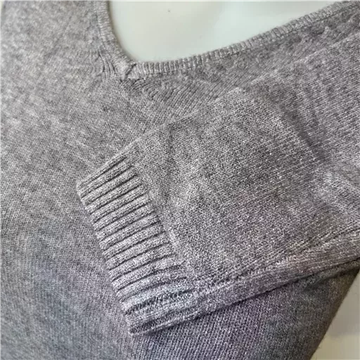 Y248- Pull Laine Cachemire "Tricotonic" (les T36&40) (gris) – Image 5