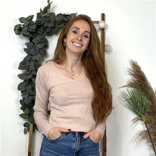 Y248- Pull Laine Cachemire "Tricotonic" (les T36&40) (rose poudré) – Image 3