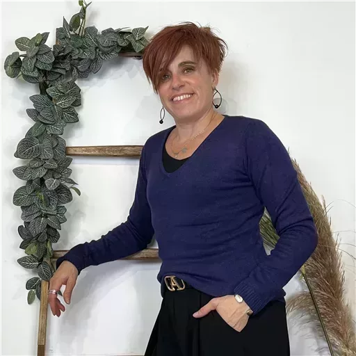 Y248- Pull Laine Cachemire "Tricotonic" (les T36&40) (marine) – Image 3