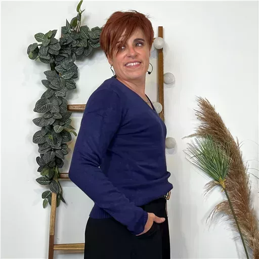 Y248- Pull Laine Cachemire "Tricotonic" (les T36&40) (marine) – Image 7