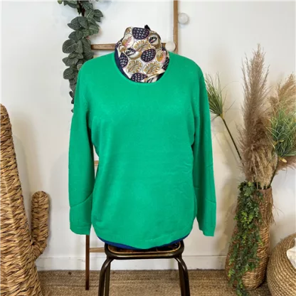 Pull Tricotonic Vert Rond