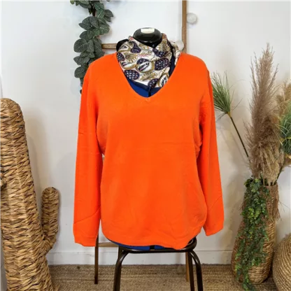 Pull Tricotonic Orange ColV