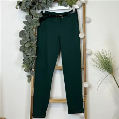 Pantalon Chino Vert Milano