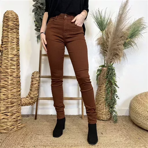 Jean Cognac Slim Voggo