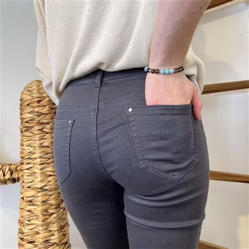 O552- Jean 7/8ème Voggo T36 T44 (gris) – Image 5