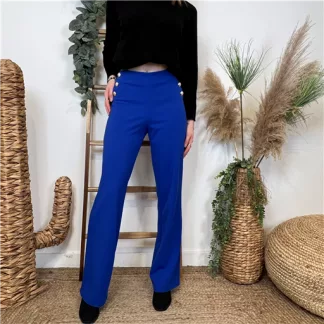 Pantalon à Pont Flare Royal