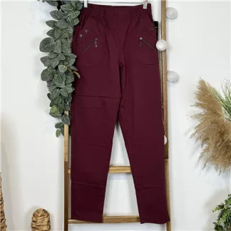 Pantalon Bordeaux Confort Chaud