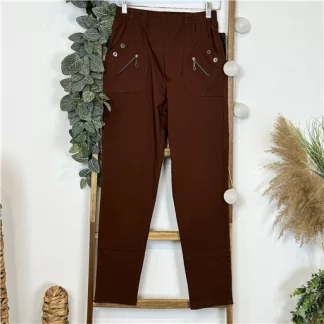 Pantalon Marron Confort Chaud