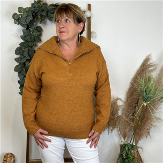Pull Maëlle Camionneur Camel