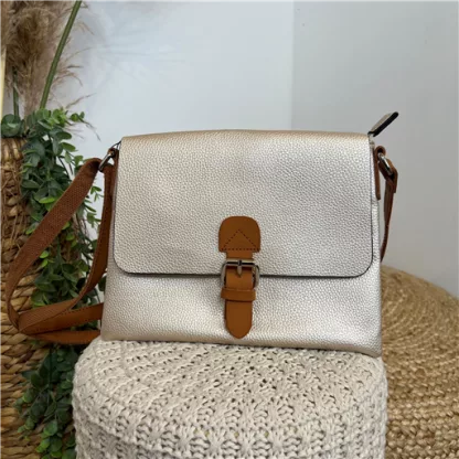 Grande Pochette Été Flora&Co Écru