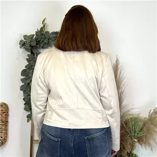 Z080. Perfecto Suédine "Jolies Formes" (T42-T48) 🇮🇹 (beige) – Image 4