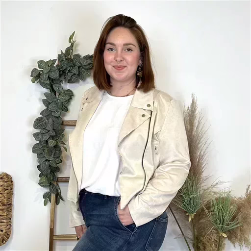 K121. Perfecto Suédine "Jolies Formes" (T42-T48) 🇮🇹 (beige) – Image 5