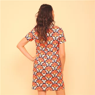 Robe Hippocampe Été Orange