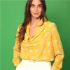 Blouse Hippocampe Été Jaune