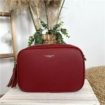 Sac Flora&Co Été 2 Zips Rouge