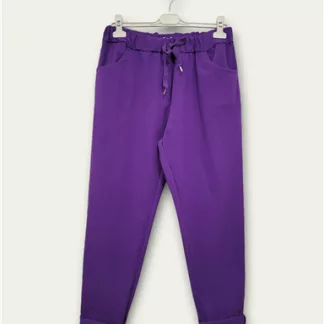 Pantalon Stretch C'Mélodie Été Violet