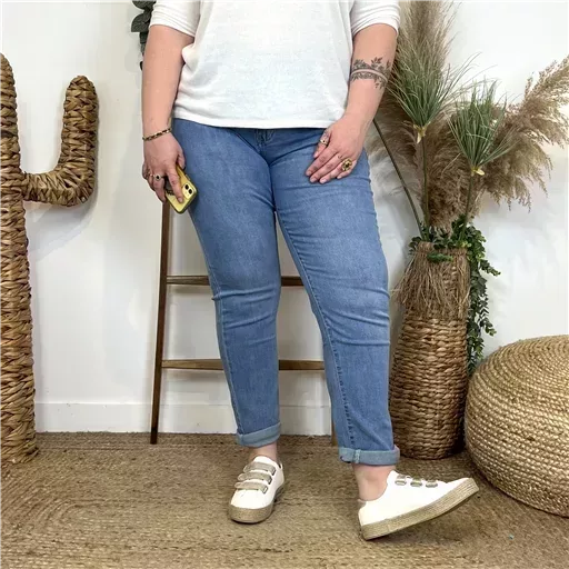 Jean 7/8ème Voggo Denim Clair Bleu Clair