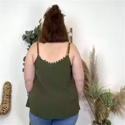 Z142- Débardeur Christy (T44-T52) (kaki) – Image 3