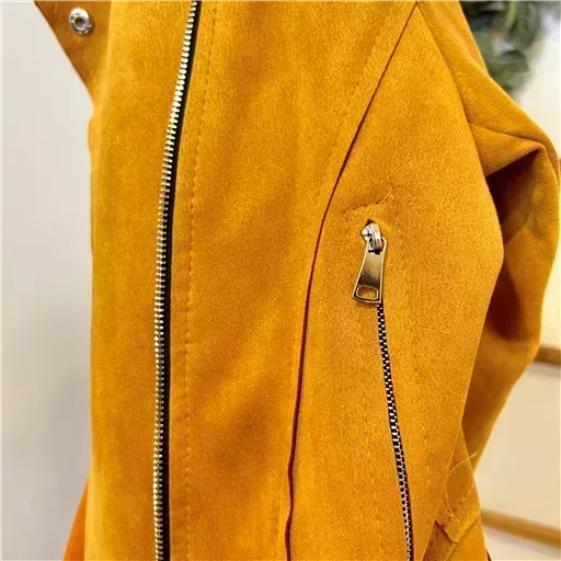 Z080. Perfecto Suédine "Jolies Formes" (T42-T48) 🇮🇹 (moutarde) – Image 6