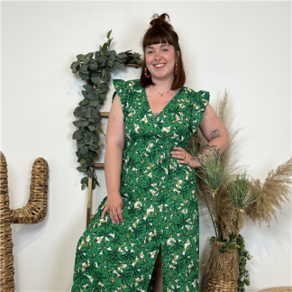 Robe Longue Fleurie ZOne Verte