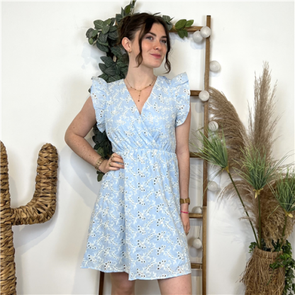 Robe Coton ByOne Bleu Ciel