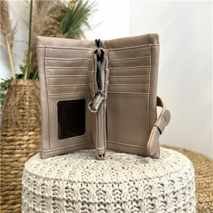 Portefeuille Pochette Flora&Co Beige