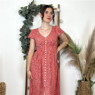 K892- Robe By One Liberty (rouge)