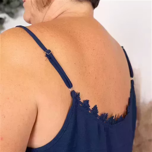 Z142- Débardeur Christy (T44-T52) (marine) – Image 7