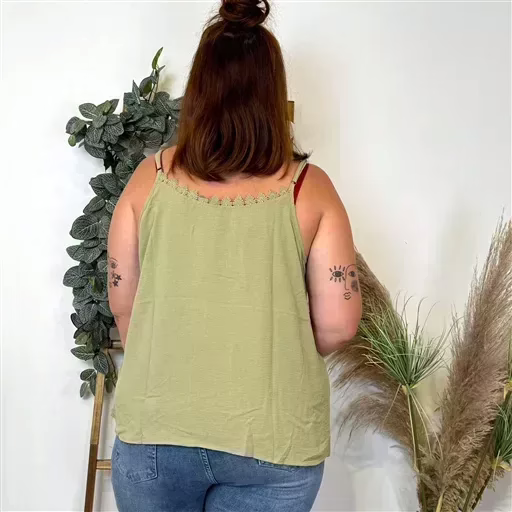 Z142- Débardeur Christy (T44-T52) (kaki) – Image 5