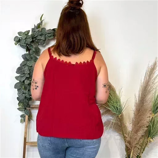 Z142- Débardeur Christy (T44-T52) (bordeaux) – Image 5