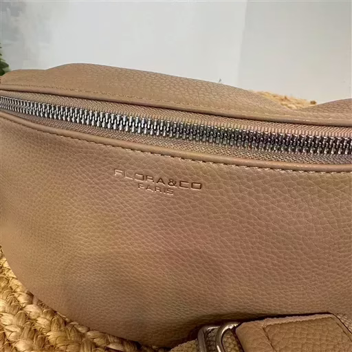 P424- Sac Banane Flora&Co (beige) – Image 5