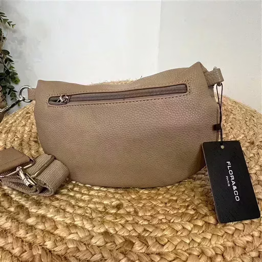 P424- Sac Banane Flora&Co (beige) – Image 6